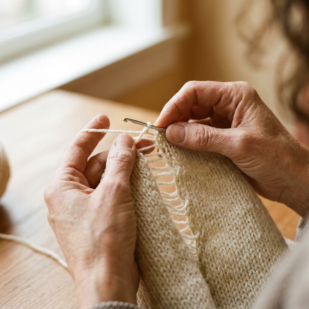 How to Fix a Dropped Knit Stitch