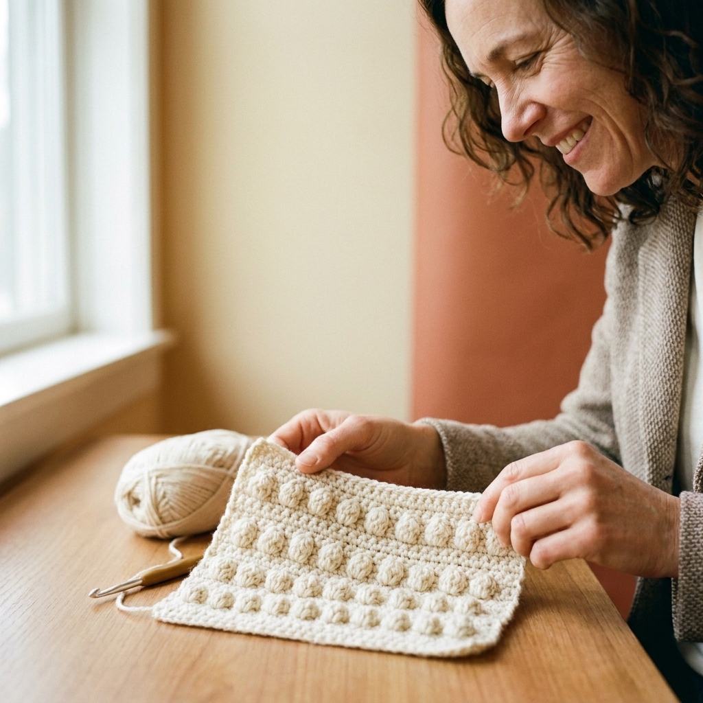 Bobble, Puff, and Popcorn Stitches: What Is the Difference?
