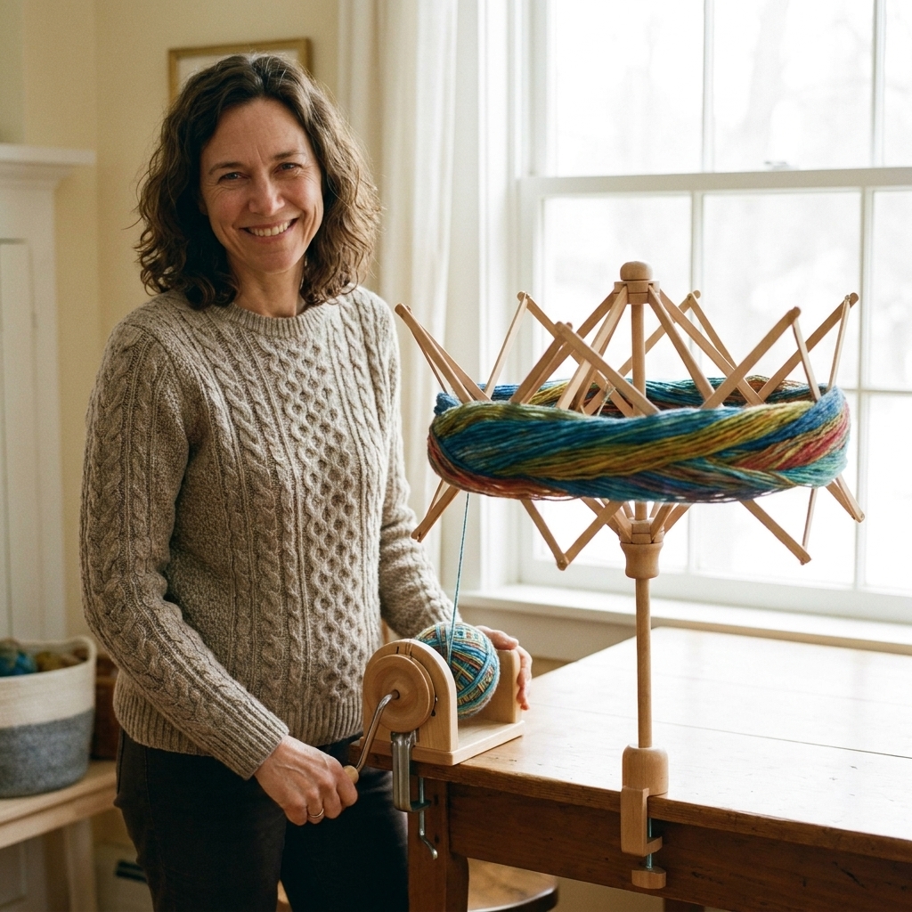 How to Use a Yarn Winder and Swift